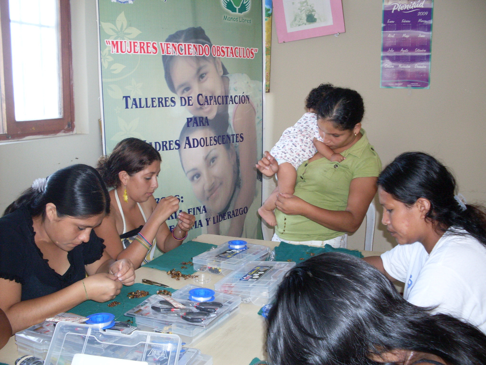 Taller de chocolatería en proceso